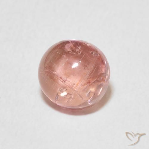 9,17 ctw natürlicher Erdiges Rosa Turmalin, Runden, Transparent