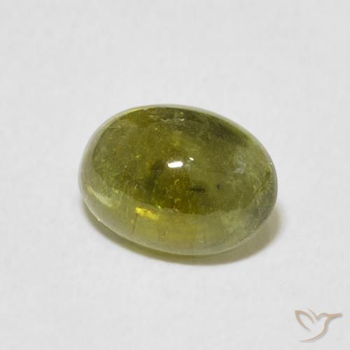 9,17 ctw natürlicher Mittelgrün Turmalin, Oval, Transparent