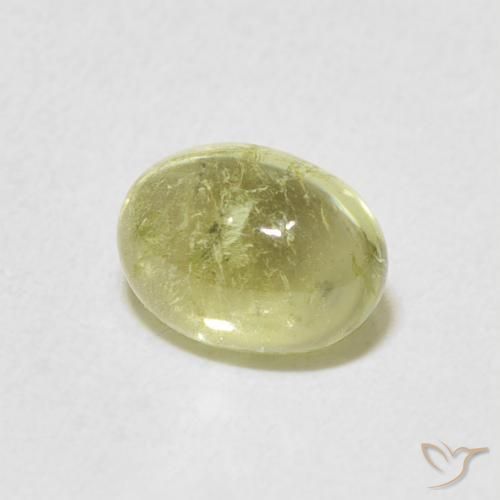 9,17 ctw natürlicher hellgelb Turmalin, Oval, Transparent