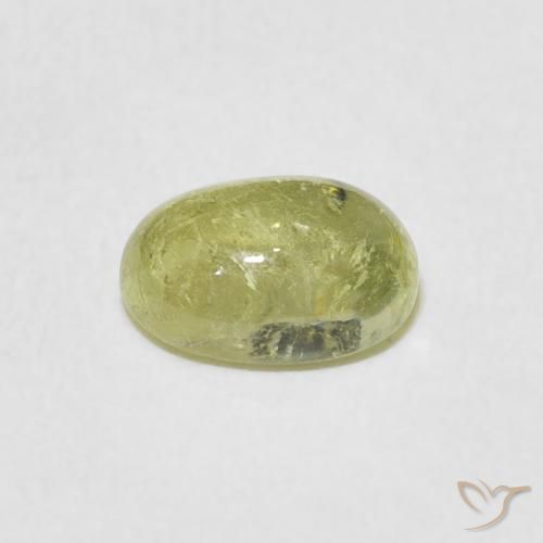 9,17 ctw natürlicher hellgelb Turmalin, Oval, Transparent
