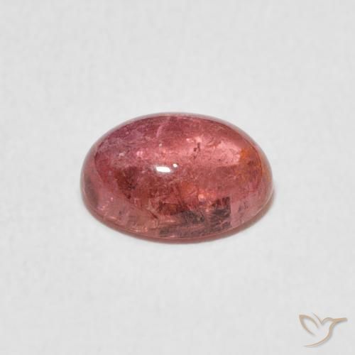 9,17 ctw natürlicher Himbeerrosa Turmalin, Oval, Transparent