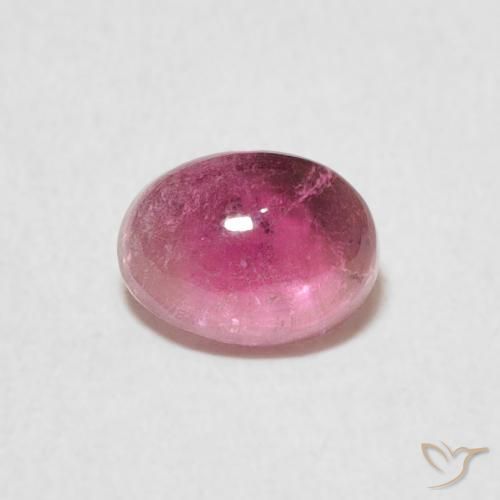 0.95ct Natürlicher Rosaig-lila Turmalin, Oval, Transparent