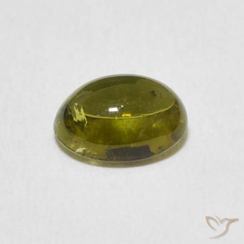 9,17 ctw natürlicher Warmes Erdgrün Turmalin, Oval, Transparent