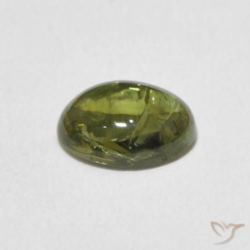 9,17 ctw natürlicher Warmes Grün Turmalin, Oval, Transparent