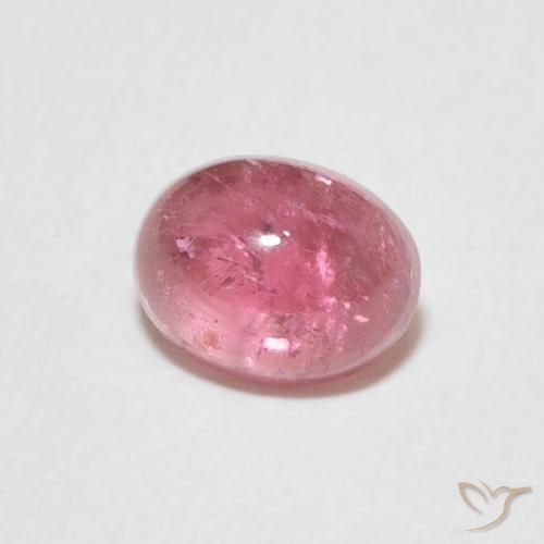9,17 ctw natürlicher Kaugummi Rosa Turmalin, Oval, Transparent