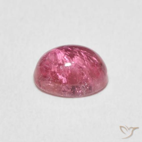9,17 ctw natürlicher Kaugummi Rosa Turmalin, Oval, Transparent