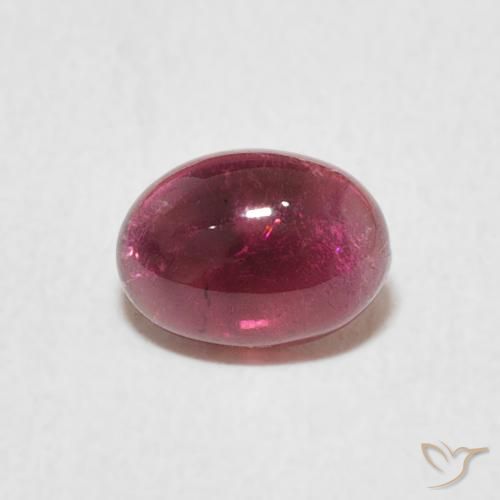 0.76ct Natürlicher Tiefes Magenta Turmalin, Oval, Transparent
