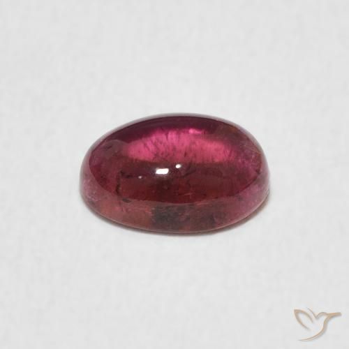 9,17 ctw natürlicher Tiefes Magenta Turmalin, Oval, Transparent