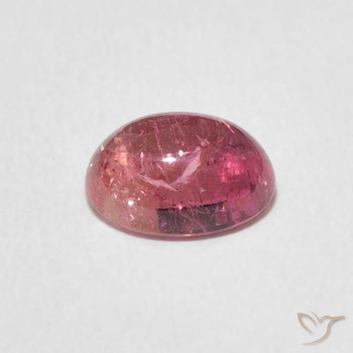 9,17 ctw natürlicher Mittelrosa Turmalin, Oval, Transparent