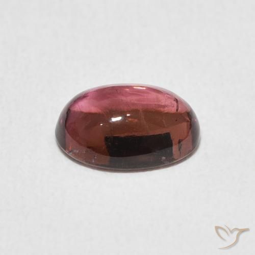 9,17 ctw natürlicher Dunkelpink Turmalin, Oval, Transparent