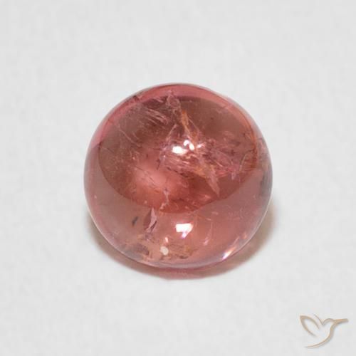 0.93ct Natürlicher Himbeerrosa Turmalin, Runden, Transparent