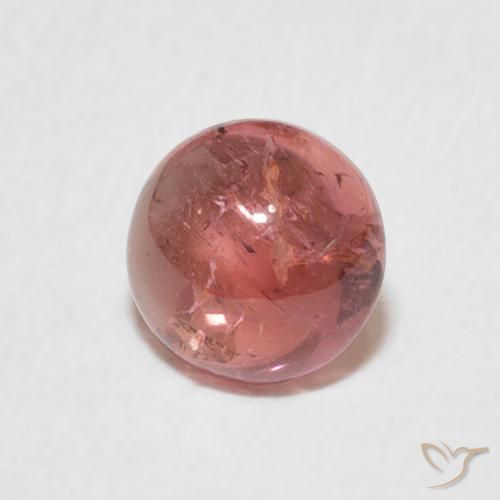 9,17 ctw natürlicher Himbeerrosa Turmalin, Runden, Transparent