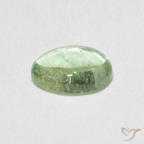 9,17 ctw natürlicher Blasses Gelbgrün Turmalin, Oval, Transparent