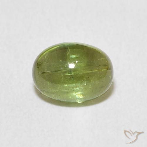 0.92ct Natürlicher Lebendiges grün Turmalin, Oval, Transparent