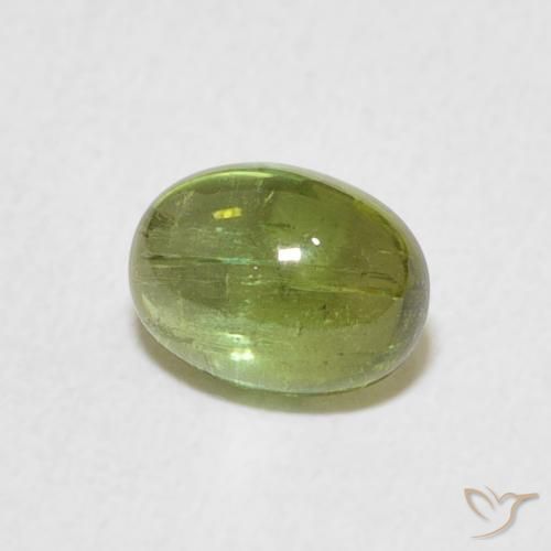9,17 ctw natürlicher Lebendiges grün Turmalin, Oval, Transparent