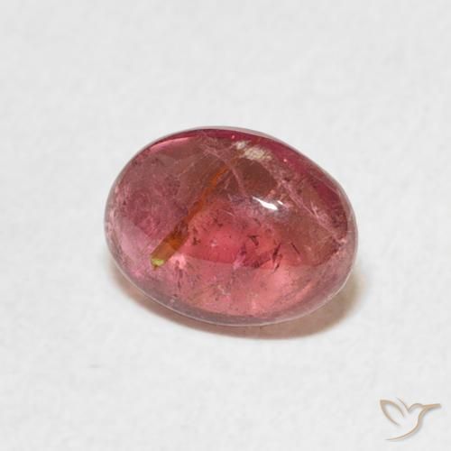 9,17 ctw natürlicher Orangerosa Turmalin, Oval, Transparent