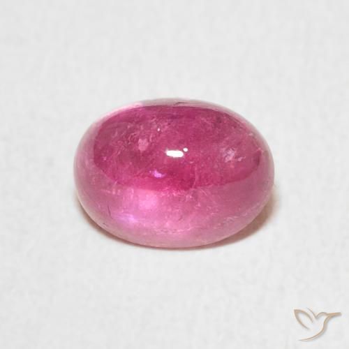 1.53ct Natürlicher Tiefes Magenta Turmalin, Oval, Transparent