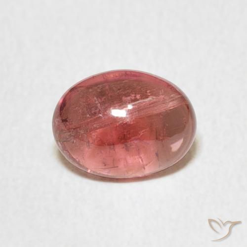 1.28ct Natürlicher Orangerosa Turmalin, Oval, Transparent