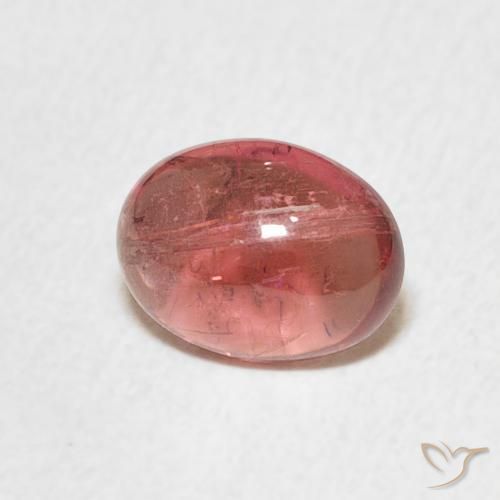 9,17 ctw natürlicher Orangerosa Turmalin, Oval, Transparent
