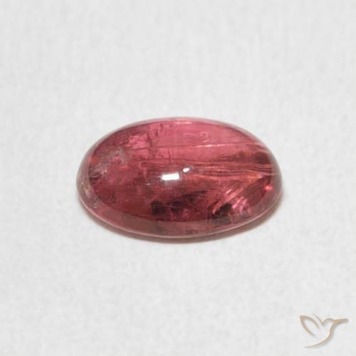 9,17 ctw natürlicher Orangerosa Turmalin, Oval, Transparent