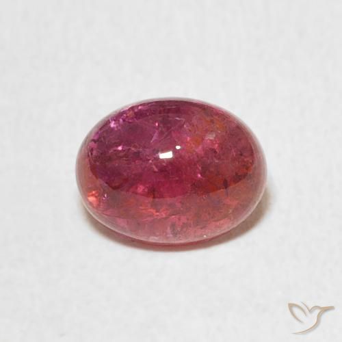 1.70ct Natürlicher Orangerosa Turmalin, Oval, Transparent