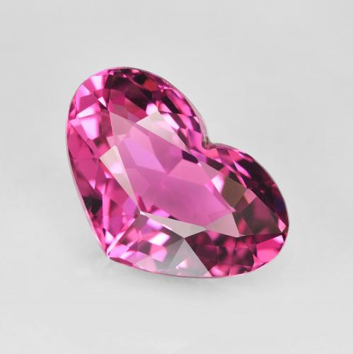 4.15ct Natürlicher Traube Turmalin, Herz, VVS