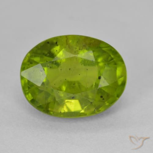6.78ct Natürlicher Lebendiges grün Turmalin, Oval, VS