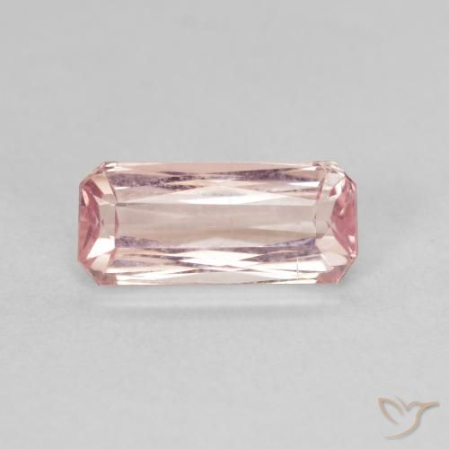 1.88ct Natürlicher Mittelrosa Turmalin, Smaragdschliff, VVS-VS