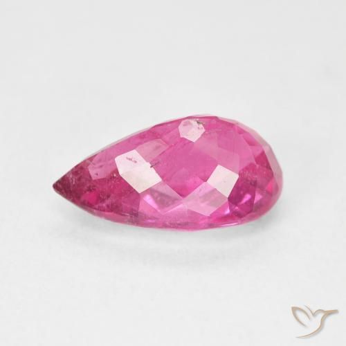 9,17 ctw natürlicher pink Turmalin, Birnenform, VS