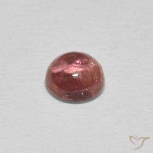 9,17 ctw natürlicher rötlich-rosa Turmalin, Runden, Transparent