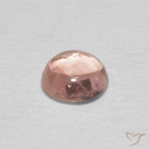 9,17 ctw natürlicher Lachs-rosa Turmalin, Runden, Transparent