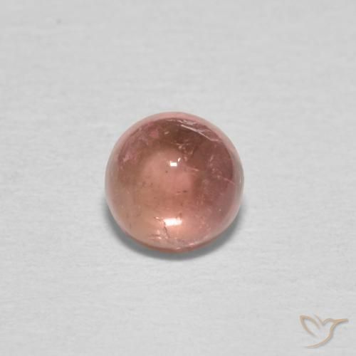 0.54ct Natürlicher Mittelrosa Turmalin, Runden, Transparent