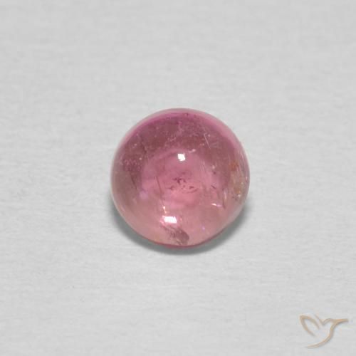 0.51ct Natürlicher Mittel Magenta Turmalin, Runden, Transparent
