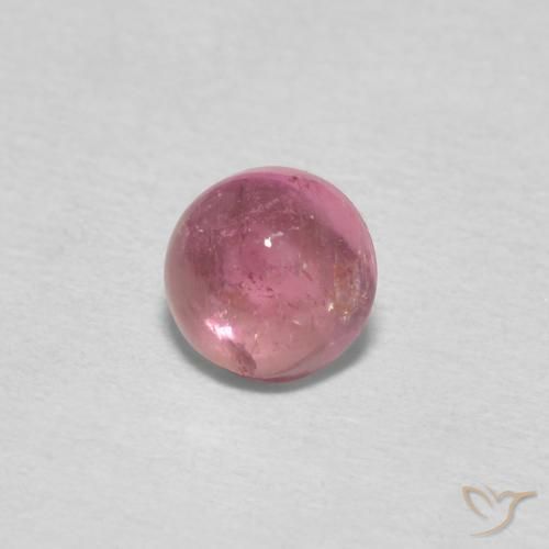 9,17 ctw natürlicher Mittel Magenta Turmalin, Runden, Transparent