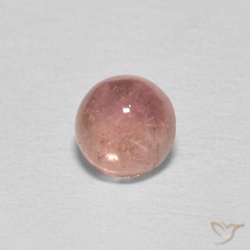 0.64ct Natürlicher Mittelrosa Turmalin, Runden, Transparent