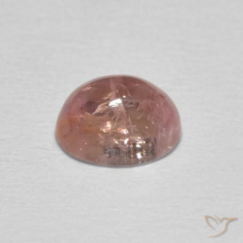 9,17 ctw natürlicher Lachs-rosa Turmalin, Oval, Transparent