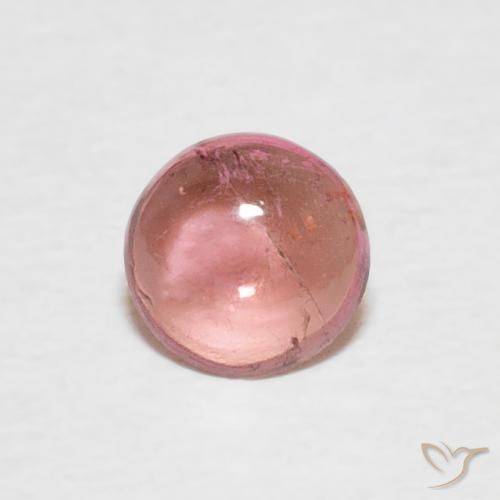 0.41ct Natürlicher hellrosa Turmalin, Runden, Transparent