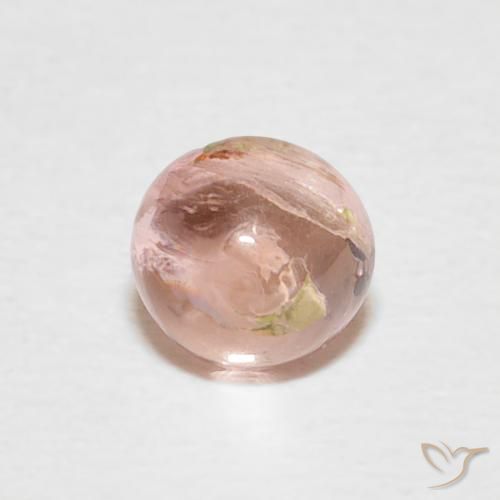 0.64ct Natürlicher Erdiges Rosa Turmalin, Runden, Transparent