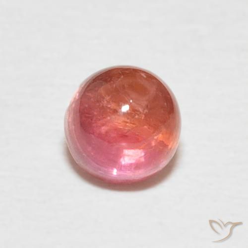 0.73ct Natürlicher hellrosa Turmalin, Runden, Transparent, Photo A