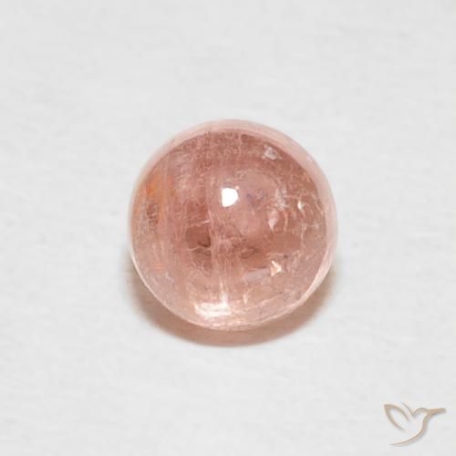 0.65ct Natürlicher Erdiges Rosa Turmalin, Runden, Transparent, Photo A