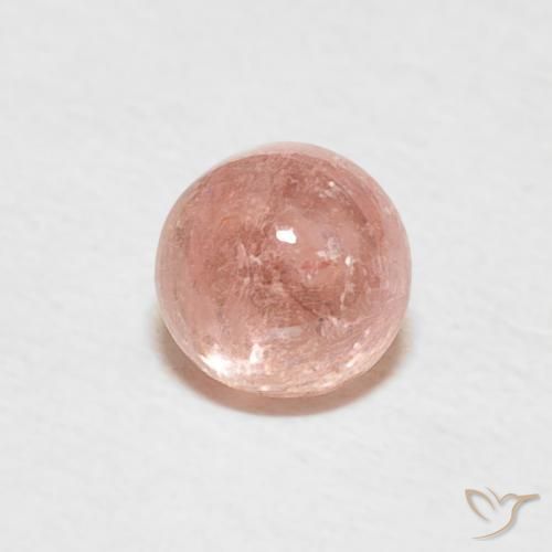 9,17 ctw natürlicher Erdiges Rosa Turmalin, Runden, Transparent
