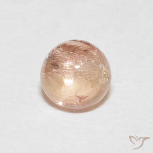 0.59ct Natürlicher Mittelrosa Turmalin, Runden, Transparent
