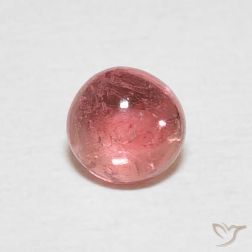 0.59ct Natürlicher Fruchtpunsch Rot Turmalin, Runden, Transparent