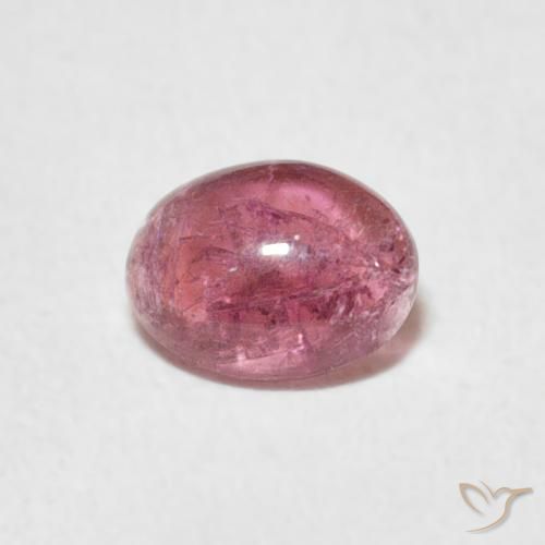 0.65ct Natürlicher hellrosa Turmalin, Oval, Transparent