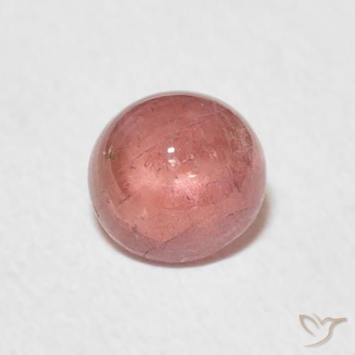 0.72ct Natürlicher Mittelrosa Turmalin, Runden, Transparent
