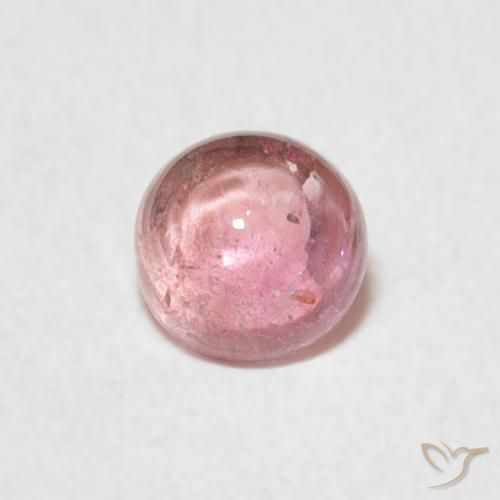 0.56ct Natürlicher hellrosa Turmalin, Runden, Transparent