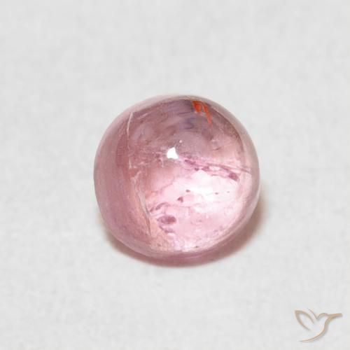 0.61ct Natürlicher Mittelrosa Turmalin, Runden, Transparent