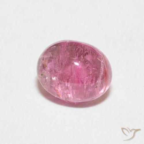 9,17 ctw natürlicher Kaugummi Rosa Turmalin, Oval, Transparent