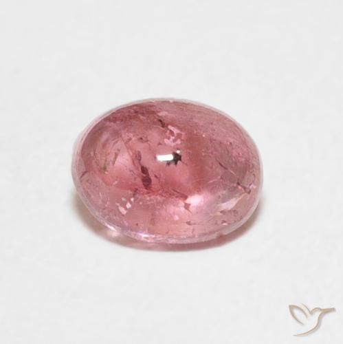 0.80ct Natürlicher Kaugummi Rosa Turmalin, Oval, Transparent