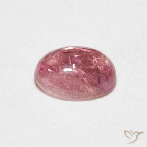 9,17 ctw natürlicher Kaugummi Rosa Turmalin, Oval, Transparent